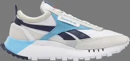 Кроссовки Reebok Classic Leather Legacy, белый/серый/голубой fy7747 | white/grey/light blue
