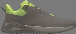 Кроссовки trail cruiser 'trek grey acid yellow' Reebok, серый gw7041 | grey
