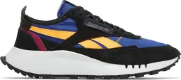 Кроссовки classic leather legacy 'black bright cobalt' Reebok, синий s24172 | blue