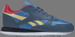 Кроссовки dc comics x classic leather big kid 'superboy and supergirl' Reebok, синий hq4592 | blue