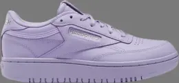 Кроссовки cardi b x wmns coated club c double 'crisp purple' Reebok, фиолетовый h01271 | purple