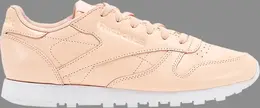Кроссовки wmns classic leather patent 'desert dust' Reebok, розовый cn0771 | pink