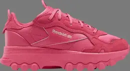 Кроссовки cardi b x classic leather big kid 'semi pursuit pink' Reebok, розовый 0001603 | pink