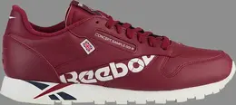 Кроссовки classic leather mu 'ativ-urban maroon' Reebok, красный 0001685 | red