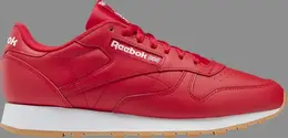 Кроссовки classic leather 'vector red gum' Reebok, красный 0001679 | red