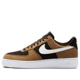 Кроссовки Air Force 1 Nike, белый 488298-207 | white/brown/yellow
