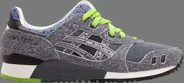Кроссовки nice kicks x gel lyte 3 og 'black sesame' Asics, серый 1201a740 020 | grey