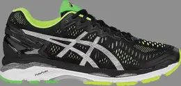 Лимитированные кроссовки gel kayano 23 'black silver' Asics, черный 000931 | black