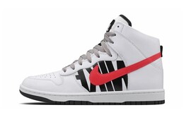 Кроссовки Nike Dunk Lux High Undefeated White Infrared 826668-160