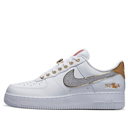 Кроссовки air force 1 низкие Nike, белый dz5425-100 | white/metallic gold/university red/metallic silver