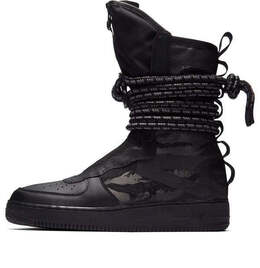 Кроссовки sf air force 1 высокие Nike, черный aa1128-002 | black