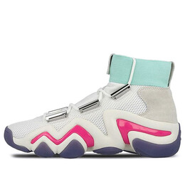 Кроссовки хорошие кроссовки x crazy 8 adv Adidas, белый db1788 | white/gray/pink/mintgreen