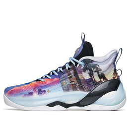 Кроссовки клэй томпсон 7 Anta, черный 112211101-3 | black/purple/light blue