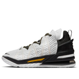 Кроссовки lebron 18 ep Nike, белый cq9284-100 | white/amarillo/black