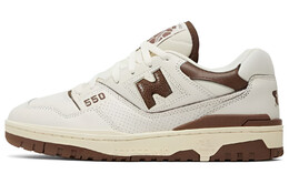 Кроссовки New Balance NB 550 Vintage Basketball Unisex, белый/коричневый bb550ab1