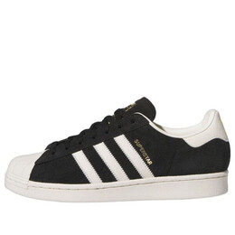 Кроссовки x foot locker superstar Adidas, черный jh9159 | core black / off white / gold metallic