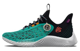 Кроссовки Under Armour Curry Flow 9, черный/зеленый/белый 3025729-305
