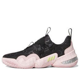 Кроссовки trae young 1 розовые Adidas, черный gy3416 | black/pink