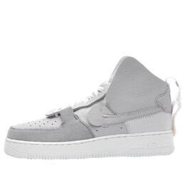 Кроссовки x psny air force 1 высокие Nike, серебряный ao9292-001 | matte silver/light bone-sail-white