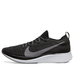 Кроссовки zoom fly flyknit Nike, черный ar4561-001 | black/gunsmoke-white