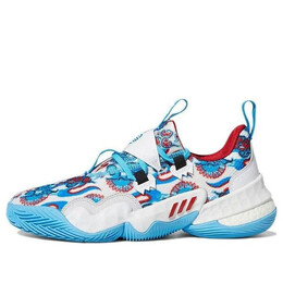 Кроссовки trae young 1 Adidas, синий gy0300 | blue/red/white