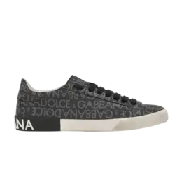 Кроссовки Dolce & Gabbana Portofino Vintage, черный cs2203 am924 8b969 | black