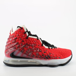 Lebron xvii красные текстильные мужские кроссовки на шнуровке bq3177 601 Nike, красный 4785151 | rot
