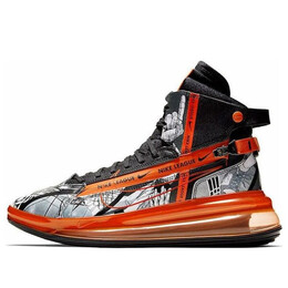 Кроссовки air max 720 saturn Nike, черный ci1959-036 | black/team orange-wht-hbnr rd