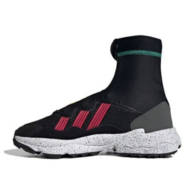 Кроссовки оригиналы ozweego tr stlt Adidas, черный fy5765 | black/red/yellow