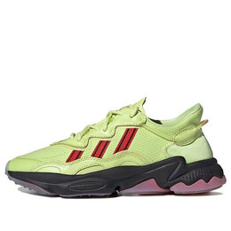 Толстые кроссовки оригиналы ozweego Adidas, желтый eh0824 | yellow/red/black
