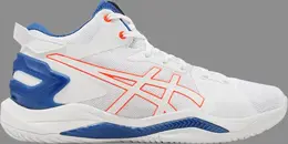 Кроссовки gel burst 26 'white shocking orange' Asics, белый 1063a047 101 | white