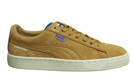 Мужские кроссовки из кожи Suede x Vene error с низкими шнурками и шнурками 367195 02 Puma, коричневый 3837052 | braun