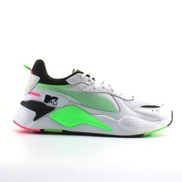 Белые текстильные мужские кроссовки на шнуровке Rs X track mtv 371841 01 Puma, белый 3840611 | weiß