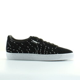 Черные кожаные мужские кроссовки на шнуровке Suede x Shantell Martin 365893 01 Puma, черный 3840761 | schwarz