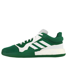 Кроссовки sm marquee boost low team Adidas, белый g28760 | green white