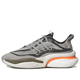 Кроссовки alphaboost v1 shoes Adidas, серый hp2763 | metal grey / screaming orange / olive strata