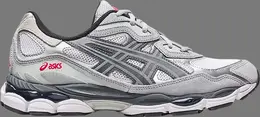 Кроссовки gel nyc 'white steel grey' Asics, белый 1201a789 102 | white
