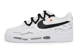 Кроссовки Nike Air Force 1 Skateboard Shoes Men Low-Top White Black, белый cw2288-111(team41-国潮水墨黑） | 白色