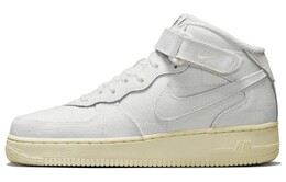 Белые парусиновые кроссовки Nike Air Force 1 Mid '07 Summit dz4866-121