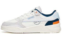 Кроссовки для скейтбординга мужские с низким верхом цвета слоновой кости, белого/песочного цвета, пепельного цвета Anta 912138823-3