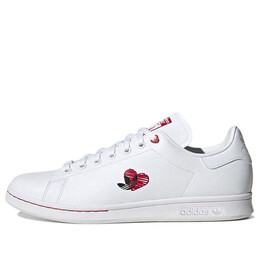 Кроссовки stan smith 'valentine's day' white Adidas, белый gw4418 | white/scarlet