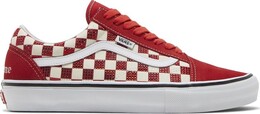 Кеды Vans Supreme x Swarovski x Skate Old Skool Red, красный supreme swarovski red | red