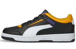 Кроссовки Puma Rebound Skateboarding Unisex, белый/черный/желтый 380747-04