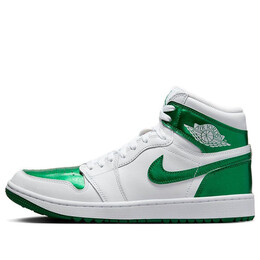 Nike Кроссовки Air Jordan 1 Retro High Golf 'Metallic Green', белый dq0660-130 | white / pine green