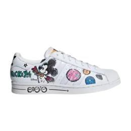 Кроссовки Adidas Kasing Lung x Disney x Superstar, белый/мультиколор gz8839 | white