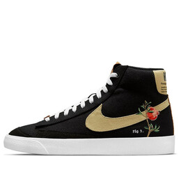 Кроссовки blazer mid '77 'pomegranate' Nike, черный ci1166-001 | black/solar flare/white/volt