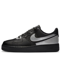 Кроссовки x 3m air force 1 '07 lv8 'black' Nike, черный ct2299-001 | black/mtlc silver