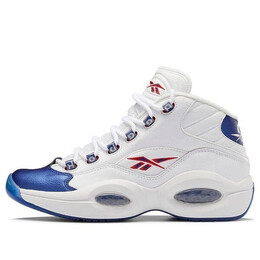 Кроссовки question mid 'blue toe' 2022 Reebok, белый gx0227 | white/blue