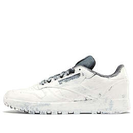 Кроссовки maison margiela x classic leather tabi 'whiteout' Reebok, белый h04859 | white
