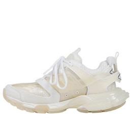 Кроссовки track clear sole low mesh nylon sneakers white Balenciaga, белый 647742w3bm19000 | white